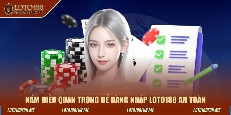 Nắm điều quan trọng để đăng nhập LOTO188 an toàn