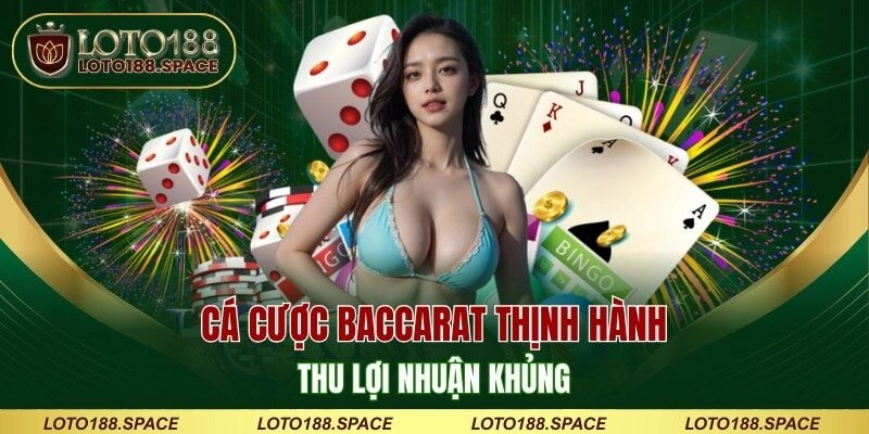 Cá cược Baccarat thịnh hành thu lợi nhuận khủng